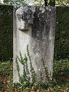 Numa Donzé (1885–1952) Maler, Grab auf dem Friedhof am Hörnli