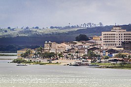 De rivier São Francisco in Penedo