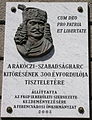 Rákóczi-szabadságharc Kinizsi utca 22. alkotó: Gulácsy-Horváth Zsolt