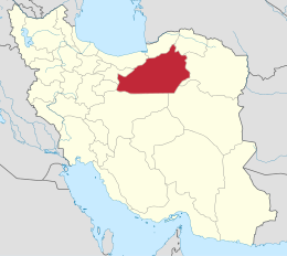 Provincia di Semnan – Localizzazione