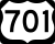 U.S. Highway 701 Business marker
