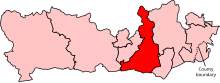 Location of the Wokingham constituency in Berkshire after the 2023 boundary review