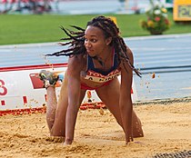 Arantxa King wurde mit ihren 6,40 m durch die Dopingsünderinnen um ihre Finalteilnahme betrogen