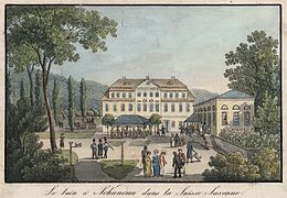 Kuranlagen von Schandau, um 1820