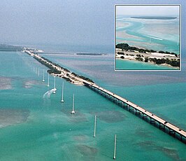 Gedeelte van de Overseas Highway