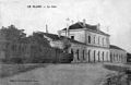 Zug der Tramways de l’Indre auf dem Bahnhofsvorplatz, um 1910