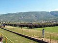 Parade von HVO-Einheiten am 11. Mai 2001 (Mostar-Rodoč).