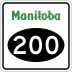 Provincial Road 200 marker