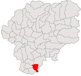 Location in Bistrița-Năsăud County