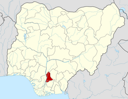 Location of Anambra in Nigeria