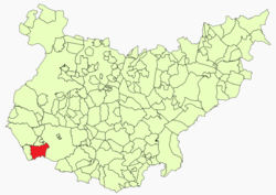 Location in Badajoz