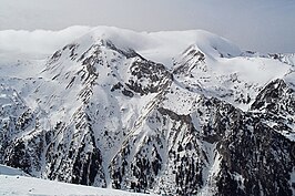 de Pirin bij Bansko in de winter