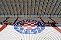 Hajduk logo on the east stand