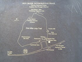 Pot Creek Trail Map