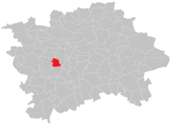 Location of Radlice in Prague