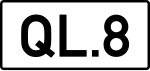 National Route 8 shield}}