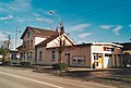 station building in 2001, street-side