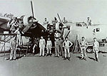 A No. 102 Squadron B-24 Liberator undergoing a routine inspection in 1945