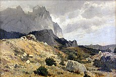 Die felsige Landschaft (1889)