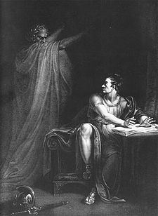 Sezar'ın bir hayalet olarak Brutus'a görünüp onun akıbetini bildirmesi.