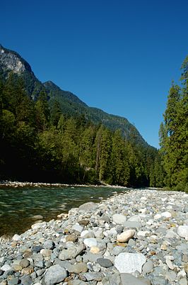 Coquihalla-rivier, nabij Hope