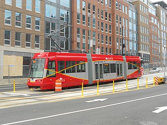 A United Streetcar tram for DC Streetcar