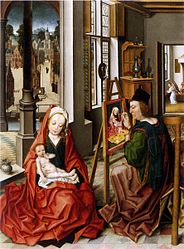 Ντίρικ Μπέγκερτ: Ο Άγιος Λουκάς ζωγραφίζει την Παρθένο, περ.1470
