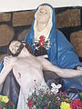 The statue of Jesus and Mary