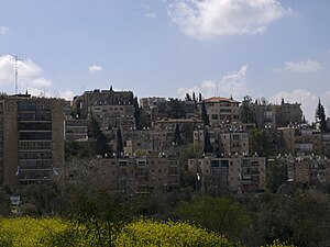 Overview of Kiryat Shmuel from the Monastery of the Cross