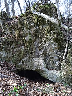 A Lábasbükki-lapító bejárata