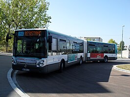 Een Citelis 18 op het station Sucy-Bonneuil