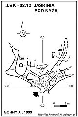 Plan jaskini