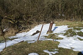 Verstreute Reste des MG-Turms der Ouvrage de Thiaumont