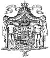 1850: Wappen des Königreichs Dänemark