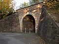 Eisenbahnbrücke Brandsteig mit Flügelmauern