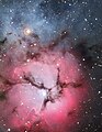 Το Τρισχιδές νεφέλωμα από το τηλεσκόπιο ESO.