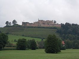 de Hochburg op de Hornberg