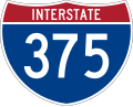 Straßenschild „Interstate 375“