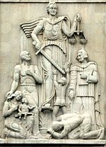 Justitia, Tehran courthouse, Tehran, Iran