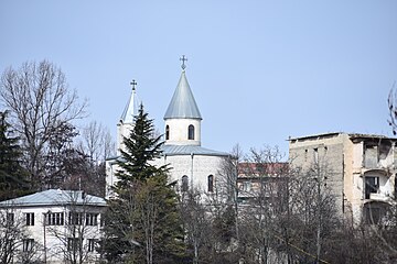 Kilise, uzaktan görüldüğü haliyle, 2018'de