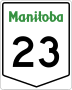 Provincial Trunk Highway 23 marker