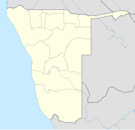 Namibia üzerinde Keetmanshoop