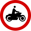 B-4 "no entry for motorcycles"