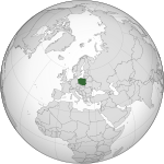 Τοποθεσία της Πολωνίας εντός της Ευρώπης