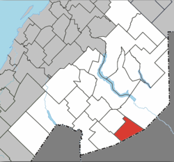 Location within Témiscouata RCM