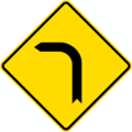 Left curve