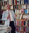 Schram in his office at SOAS, Summer 1989