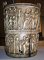 Elfenbein-Situla, Weihwassereimer, ottonisch, Mailand, 980 n. Chr.