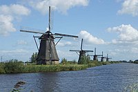 Mühlenanlagen in Kinderdijk-Elshout