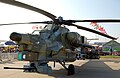 I sensori del naso visibili su un Mi-28N in esposizione alla fiera aeronautica MAKS-2007.